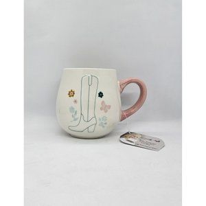 Dolly Parton Stoneware Embossed Boot Icon Mug 20 Oz NEW With Tag